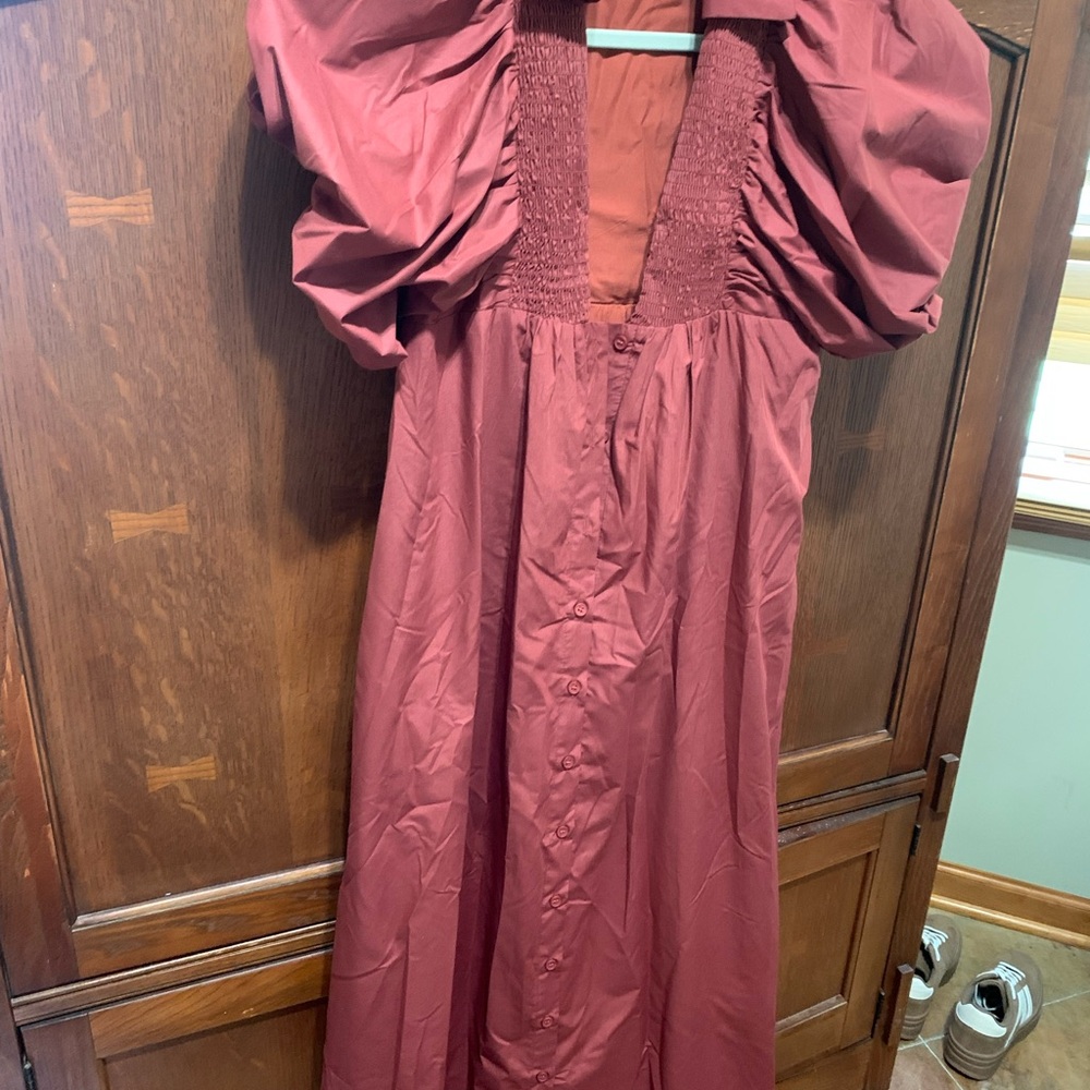 Elegant Puff Sleeve Dress